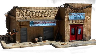 Dioramas Plus DP26 ''Shorted Out'' Middle East Ruins 1/35 Scale Diorama Base Kit
