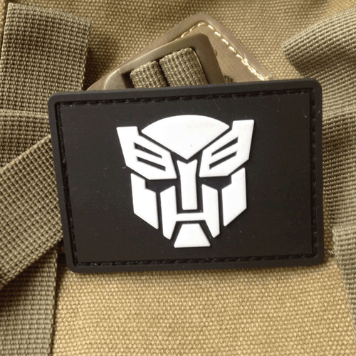 Righteous Robot fighter Autobots US ARMY BADGE 3D PVC RUBBER PATCH - Picture 1 of 6