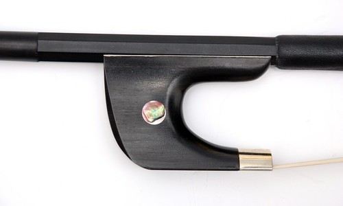 DOUBLE BASS BOW 1/2 New Superior carbon fibre HALF SIZE 1/2 German Style 1/2 - Picture 7 of 11
