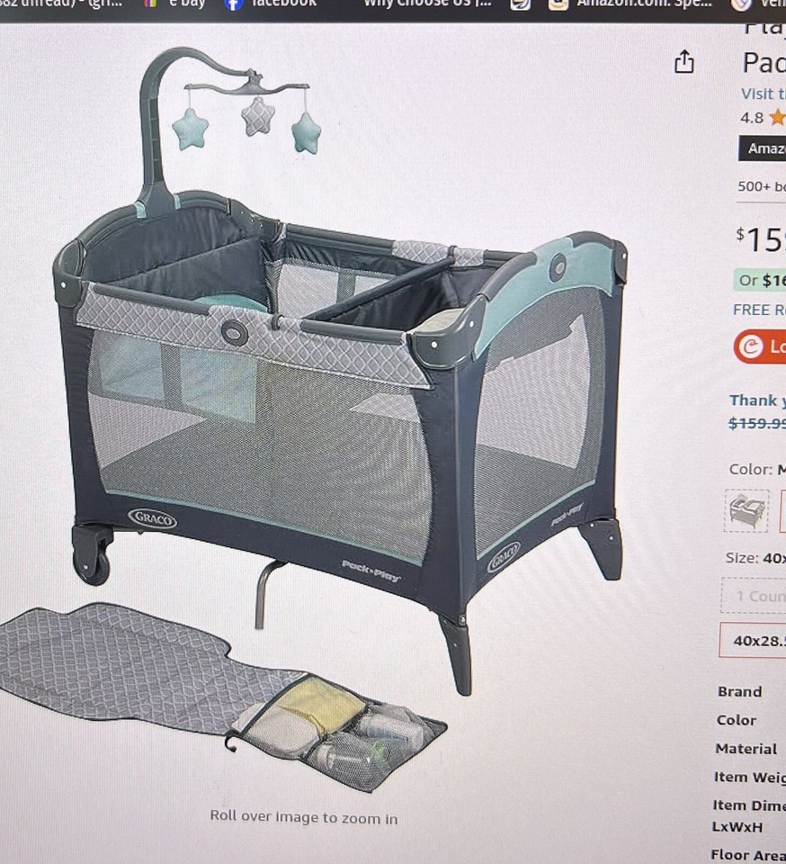 Graco Baby Pack 'n Play Playard With Newborn Changing Station