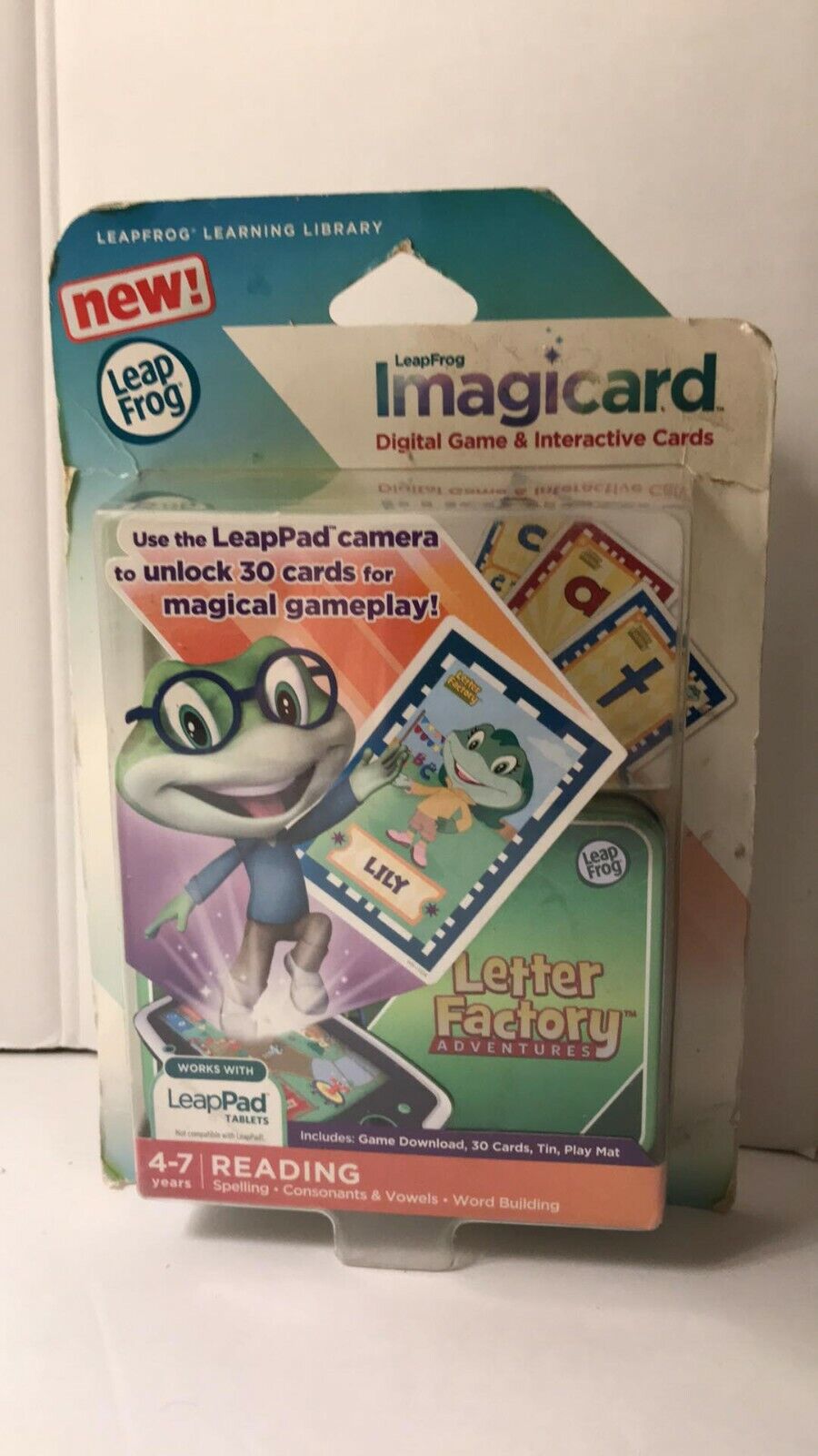 LeapFrog Imagicard Letter Factory Adventures 4-7 Year Reading Le