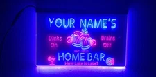 Home Bar Custom Name LED Neon Sign Light, Personalized LED Neon Sign 8x12”