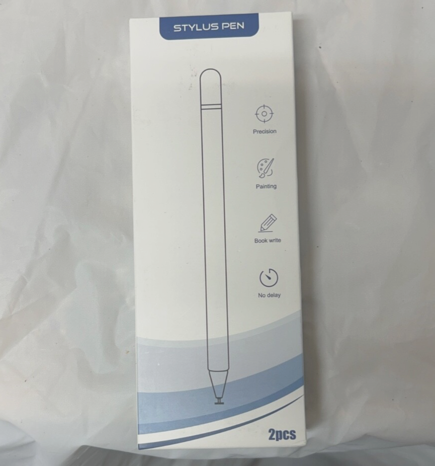 2-Pack Stylus Pens for Touch Screens with 4 Precision Tips & No Delay-image