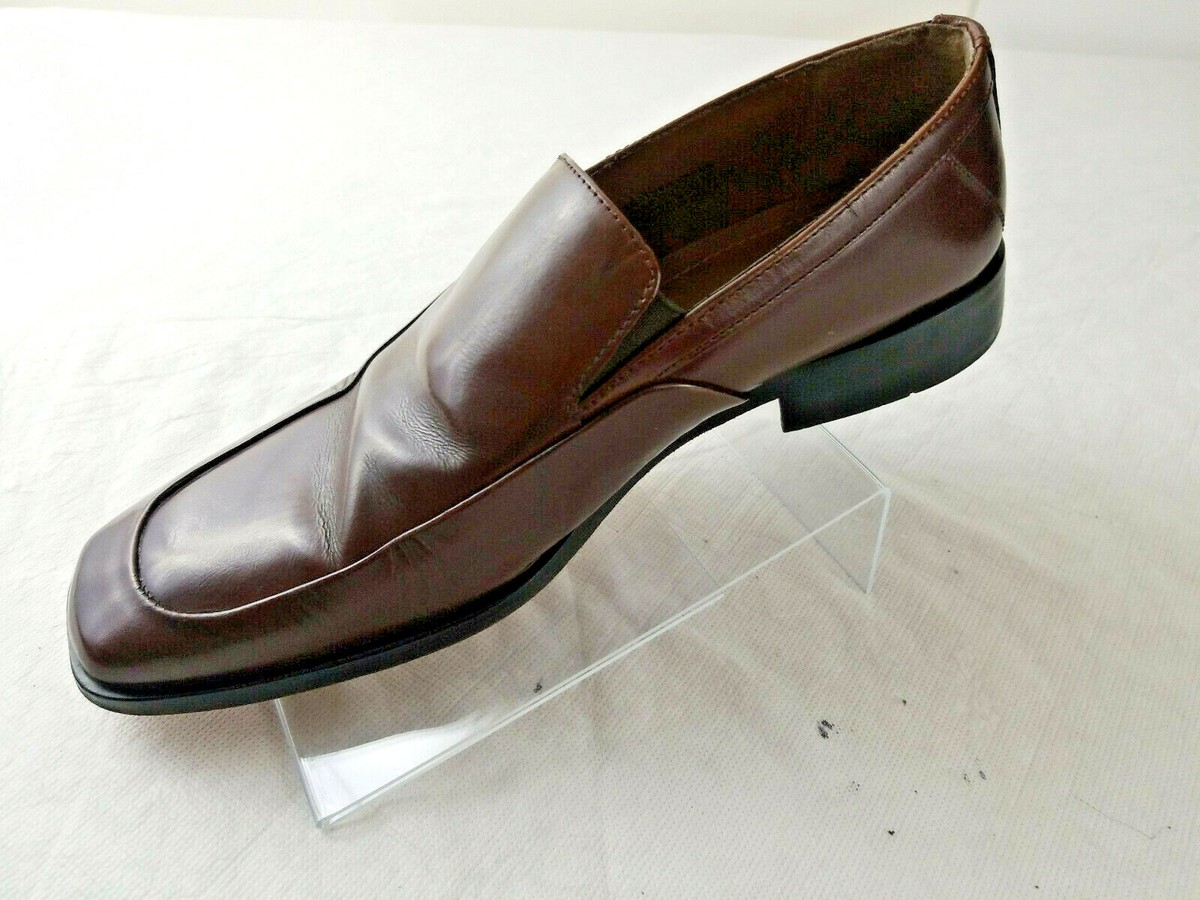 Stacy Adams Latimer Apron Toe Loafers Stacy Adams Templin Men Apron Toe Leather Black Loafers Size  main image 2