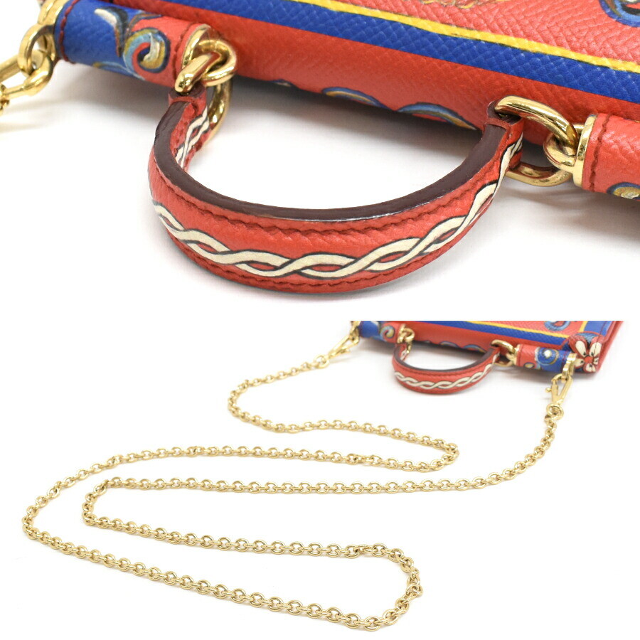 新品★Dolce&Gabbana■シシリーウォレットチェーン ミニ Sicily Dolce Gabbana Mini Sicily Von Bag Limited Edition Handbag