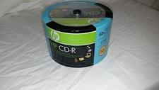 CD-R Media HP 52x 700MB 80-Minute 50 count Spindle CDs New