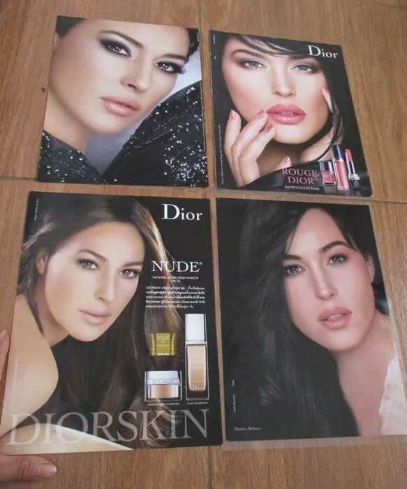 monica bellucci célébrité photo dior peau impression annonce 4x photos 8x11 pouces étanche