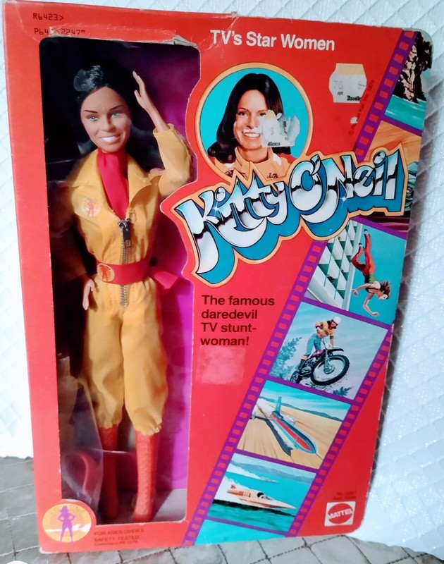Vintage 1978 Mattel Superstar Era Kitty O'Neil TVs Star women MIB