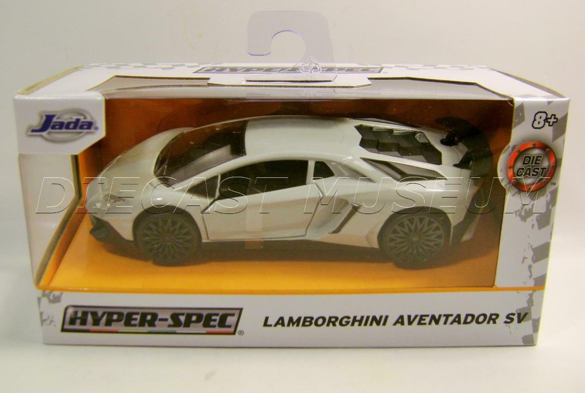 LAMBORGHINI AVENTADOR SV GRAY HYPER-SPEC 1:32 METALS DIECAST JADA