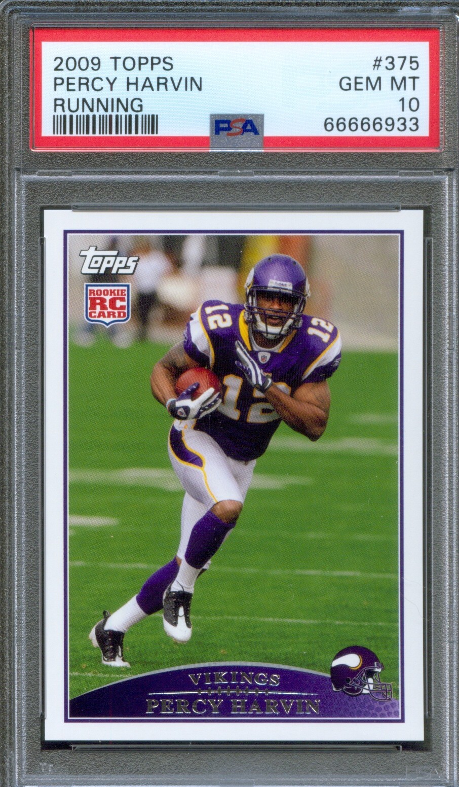Percy Harvin Topps #375 Running