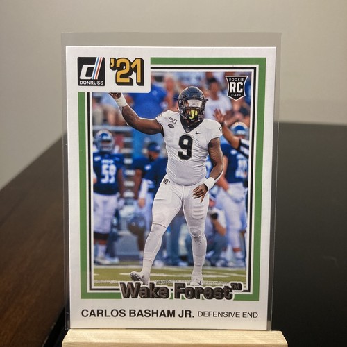2021 Chronicles Donruss Draft Picks CARLOS BASHAM JR Bills RC 31