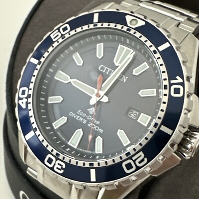 Citizen Eco-Drive Promaster Diver Men's Date Display 45mm Watch BN0191-55L