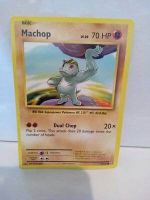 2016 machop pokemon card value Pokemon Evolutions Machop #57