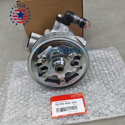 OEM Power Steering Pump W/ Pulley For 08-12 Honda Accord EX LX 2.4L DOHC USA