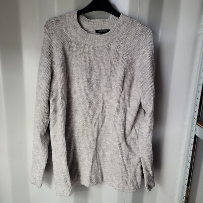 Esmara Womens Grey Long Knitted Jumper UK Size Medium