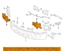 GM OEM 14-15 Silverado 1500 Bumper Components-Inner Bracket 22944861