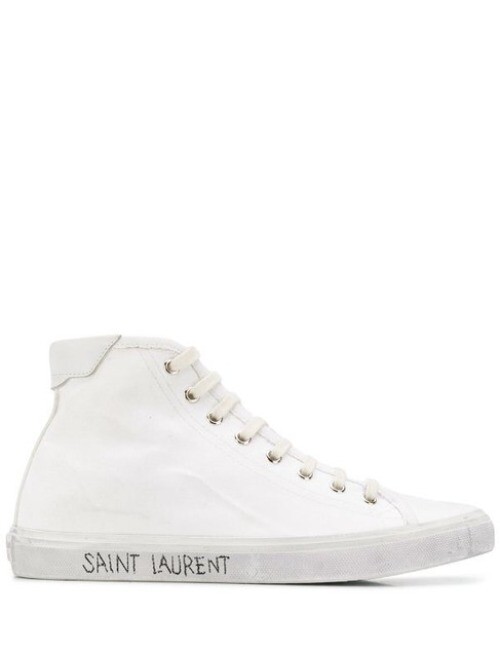 Sneakers alte Saint Laurent effetto invecchiato taglia EU:39
