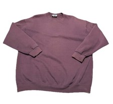 Vintage 90s Lee Made In USA Purple Burgundy Crewneck Sweatshirt Blank XL