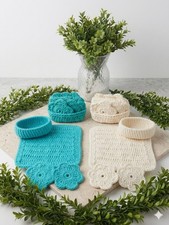 Handmade Crochet Spa Set: Reusable Face Scrub...