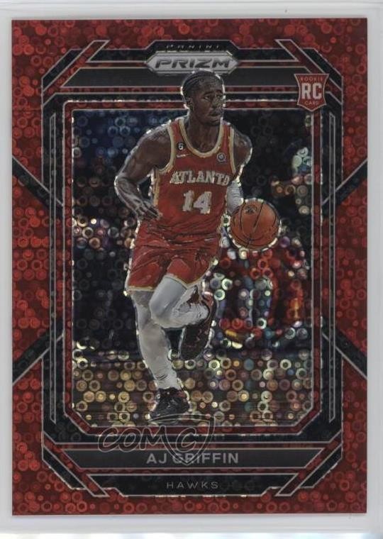 2022-23 Panini Prizm Fast Break Red Prizm 72/100 AJ Griffin #248 18ci