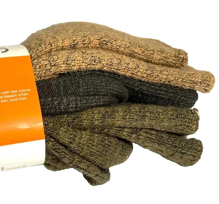 Jockey Stay Cool Mezcla de Algodón 3 Pares Calcetines Para Hombre Zapato Talla 6-12 Marrón Negro Foto 2 de 4