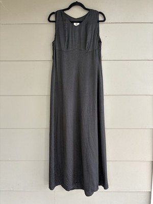 Dries Van Noten Vintage 1990 s Black Maxi Dress Size 42