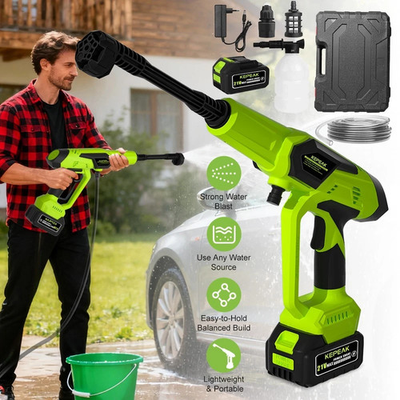 #ad Cordless Pressure Washer 970PSI Portable Power Washer with 6 in 1 Nozzle 21V $44.99