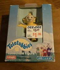 VINTAGE PLAYSKOOL Teletubbies Collectible Figure: LaLa- New In Original Box