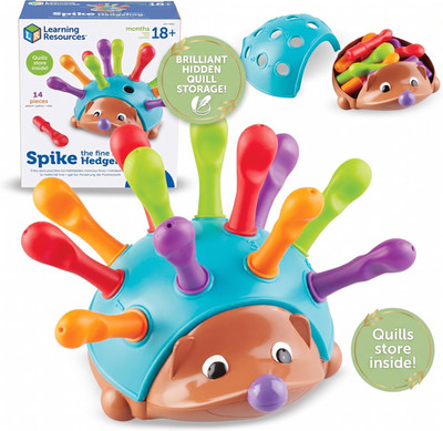Learning Resources Spike Fine Motor Hedgehog Montessori Toy Shape Sorting Kids