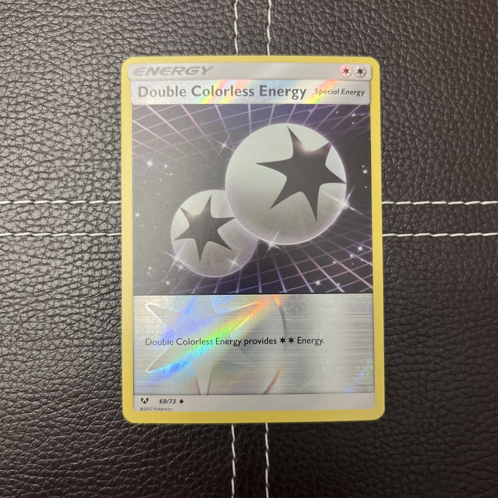 Pokemon TCG - Double Colorless Energy - 69/73 Shining Legends - LP Reverse Holo