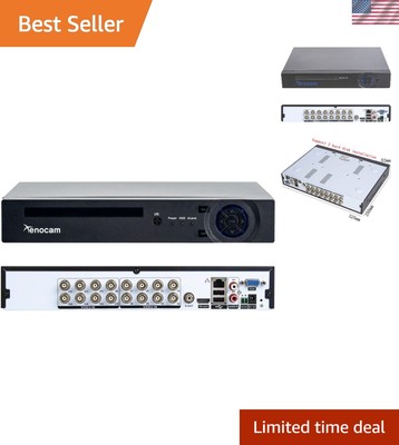 16CH 1080N Hybrid DVR CCTV Security System Video Recorder NVR Analog CCTV