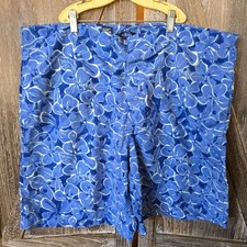 Polo Sport Ralph Lauren Swim Trunks Men's XL Blue Floral Nylon Board Shorts