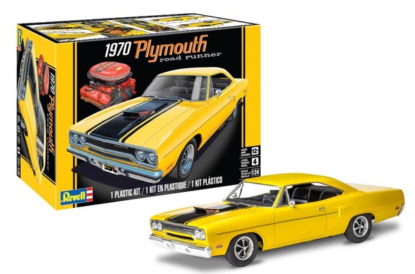 Revell, Plymouth Road Runner 1970 Zu Montieren Und Zu Lackieren, 1/24, REV14531-image