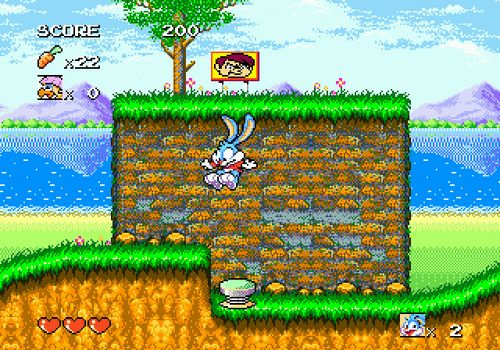 Tiny Toon Buster's Hidden Treasure - Sega Genesis Game - Picture 3 of 6