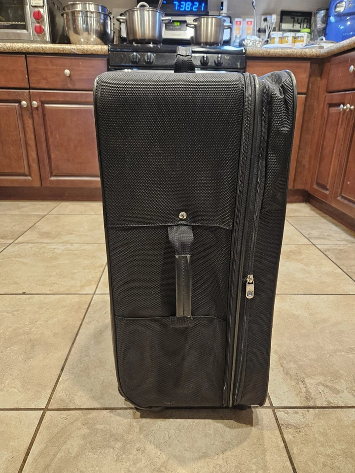 💥Hartmann Black Luggage 24" Upright Wheeled Suitcase bk - Image 4 of 4