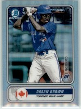 2020 Bowman Chrome DASAN BROWN Spanning the Globe Refractor #STG-DB Blue Jays
