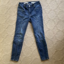 Pilcro Anthropologie High Rise Denim Leggings Size 27 Medium Wash Jeans Skinny