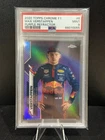 2020 Topps Chrome Formula 1 F1 Purple Refractor #6 Max Verstappen 385/399 PSA 9