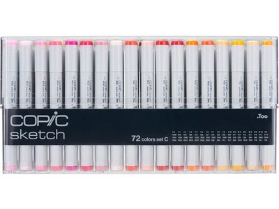 CPIC-SKST-63187 Copic Sketch Marker 72Pc Set C