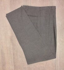 Men's VTG 1950s NOS Grey Tapered Drop Loop Pants 40x38 50s Trousers