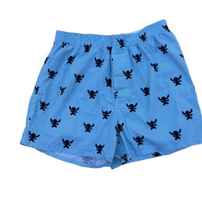 Disney Parks Lilo And Stitch NEW Blue Lilo Well made Boxer Shorts M