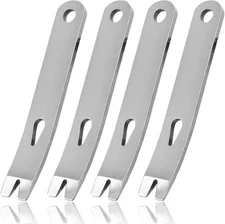 4 Pcs Mini Pry Bar, Pocket Stainless Steel Pocket Crank Crowbar Small Prybar EDC
