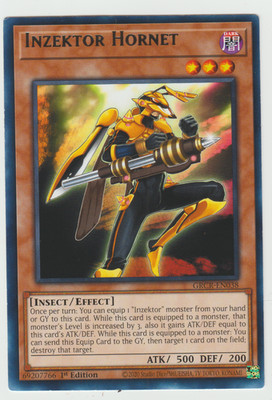 *MISPRINT* Inzektor Hornet GRCR-EN038 Rare Yu-Gi-Oh!