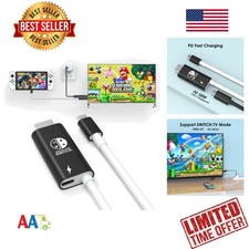 Switch Portable Dock  Usb-C to HDMI TV Adapter for Switch/Switch OLED