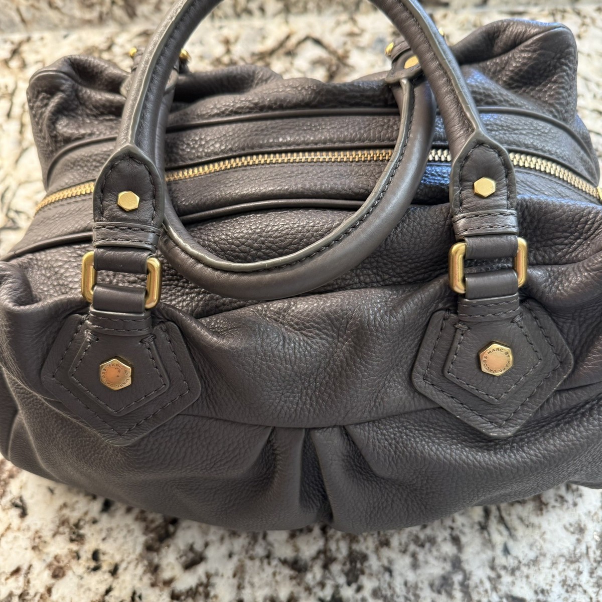 Authentic Marc by Marc Jacobs Classic Q Baby Groovee 2-Way Leather