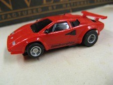 Tyco Vintage HO 1980   1990 Red Lamborghini Countach B