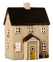 Ib Laursen Lichterhaus Teelichthalter Teelichthaus Windlicht Haus Grau 27682-76