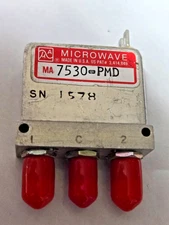 Coaxial RF SPDT non-latch switch DC-18GHz M/A COM  7530-PMD TESTED see  data