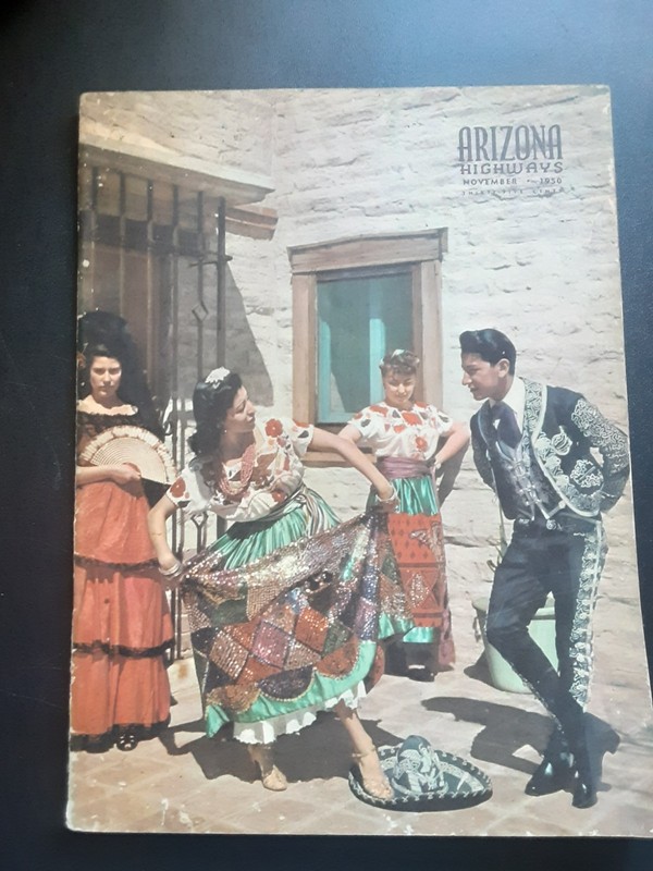 ARIZONA HIGHWAYS MAGAZINE NOVEMBER 1950 MEXICAN HAT DANCE