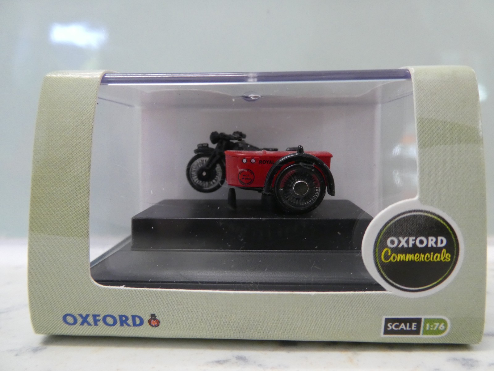 Oxford Diecast  1:76 Scale OO Gauge Royal Mail BSA Motorcycle & Sidecar 76BSA003